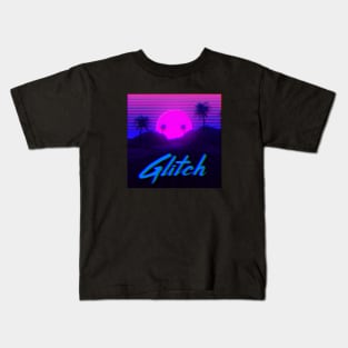 Synthwave Glitch Kids T-Shirt